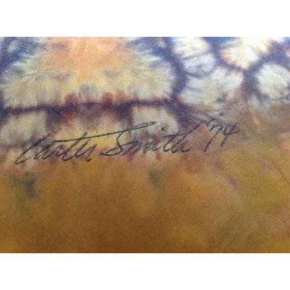 Abstract 1970s Vintage Carter Smith Shibori Silk Art Panels - Set of 3 For Sale - Image 3 of 7