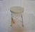Antique Metal Twisted Ice Cream Parlor Stool Small stool with twisted metal legs. Could be used as a stool or as a plant...