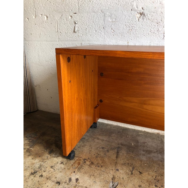 Vintage Mid Century Danish Modern Three Sided Desk By Jesper International Chairish