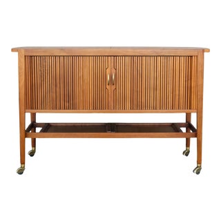 Mid Century Modern Drexel Declaration Server or Bar Cart For Sale