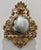 Early 20th Century Antique French Gilt Wood Clock Case W/Mirrored Convex Glass Finish For Sale - Image 5 of 18
