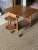 Wood 1950’s English Trolley Bar Cart With Leaves & Cake Shelves For Sale - Image 7 of 13