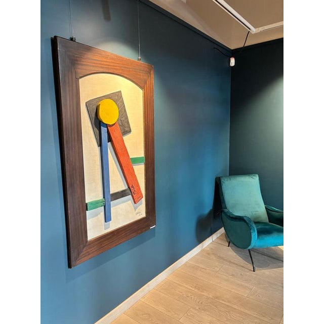 Vittorio Osvaldo Tommasini Farfa, Futurist Door 1929, Wood For Sale - Image 9 of 12