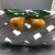 Woven Ceramic Fruit Basket Centerpiece With Pears and Leafs Made in Portugal by Berados For Sale - Image 12 of 13