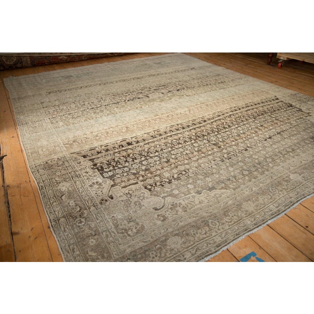 Vintage Distressed Bijar Carpet - 9'5" x 11'2" For Sale - Image 10 of 14