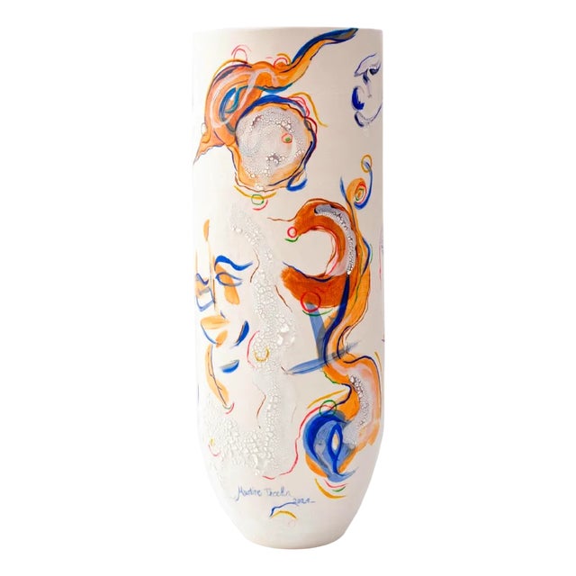 A Journey Through My Notebook Vase by Martine Thoelen, 2021 For Sale