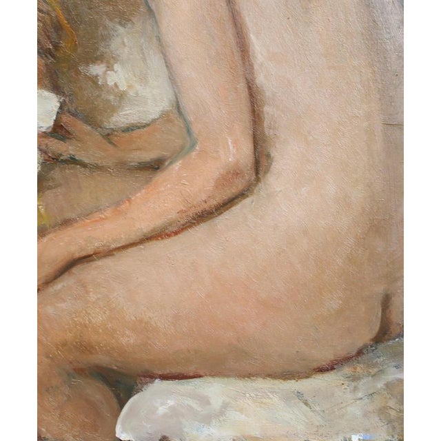 Gaetano Bocchetti, Confidences, Nude, 1970s, Oil Painting For Sale - Image 10 of 17