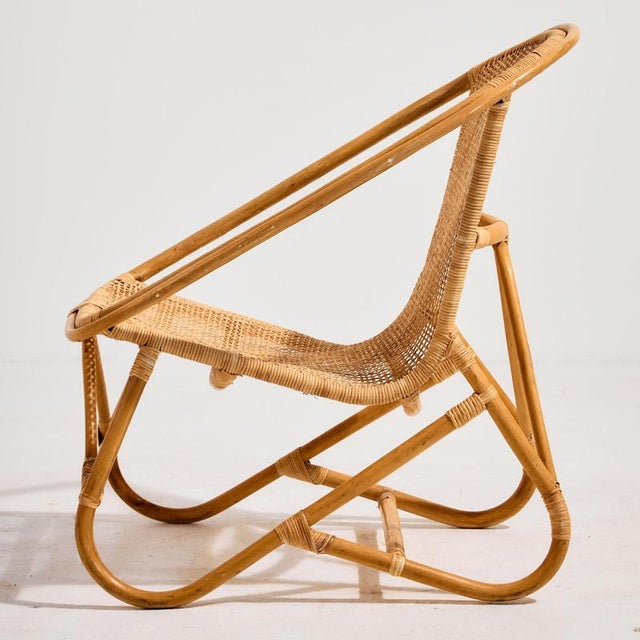 Italian Bamboo Chair, 1960s For Sale - Image 4 of 18