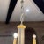 1940s Art Deco Chandelier, Eight Arm, Bakelite & Chrome, 34x31 Inches For Sale In San Diego - Image 6 of 11