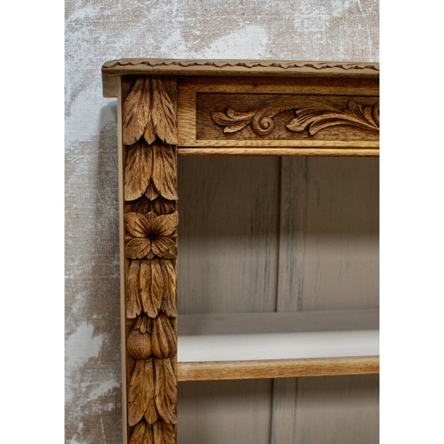 Victorian Oak Open Bookcase, 1880s For Sale - Image 4 of 11