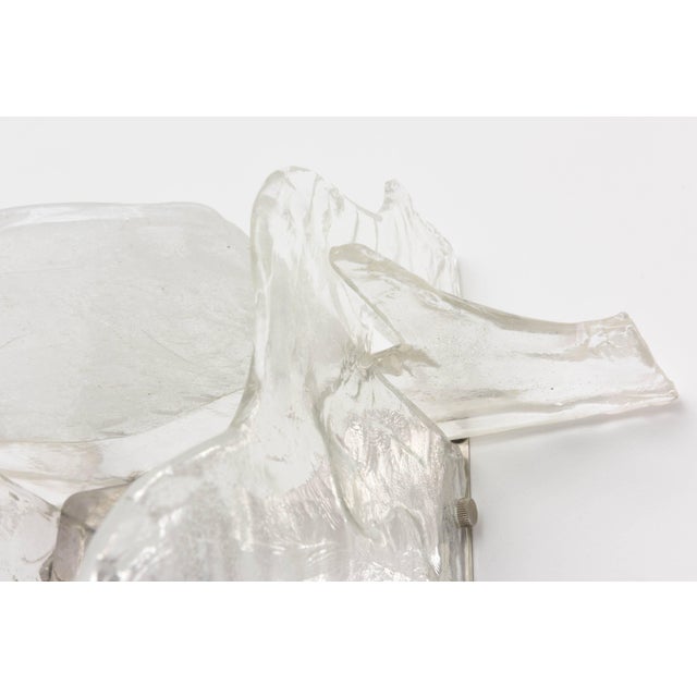 Murano Glass Wall Sconces by Mazzega, Italy, 1960s - a Pair For Sale - Image 10 of 11