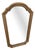 Vintage Oak Wooden Framed Mirror For Sale
