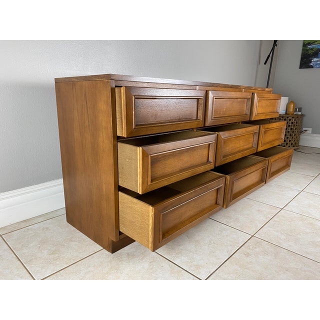 MidCentury Modern 1960s Morris of California 'Linear' Lowboy Dresser Chairish