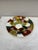 French Majolica Strawberries Plate Orchies, circa 1890.