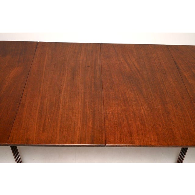 Wood Antique Regency Extending Dining Table, 1900 For Sale - Image 7 of 9