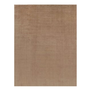 Rug & Kilim’s Oversized Contemporary Textural Rug in Beige-Brown Tones - 13x17 For Sale