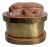 Scarab Beetle Brass & Wood Box by Sarreid, Attributed For Sale