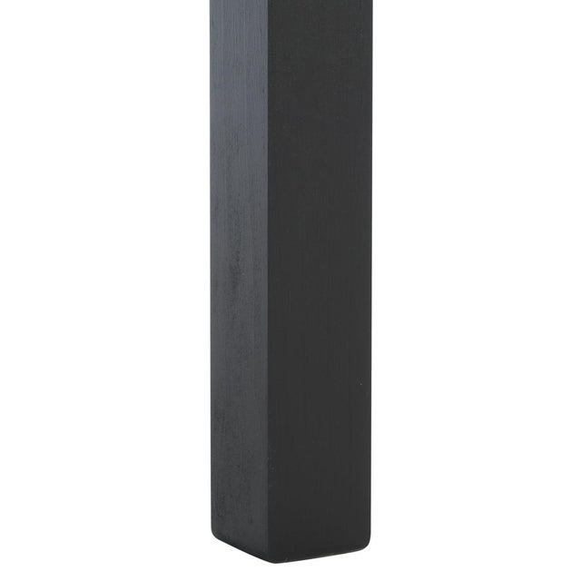Early 21st Century Litith Square Wave Accent Table in Matte Black For Sale - Image 5 of 8