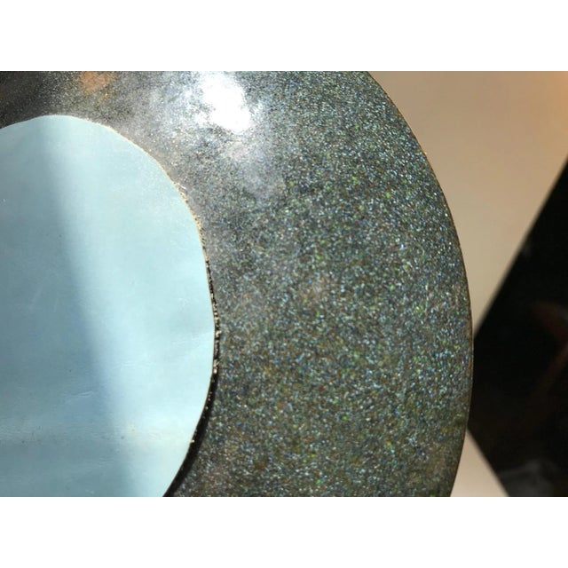 1970s Danish Abstract Enamel Art Bowl by K. K. Worz, 1970s For Sale - Image 5 of 7