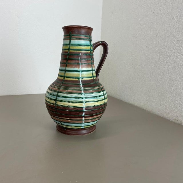 Fat Lava Pottery Vase by Bay Ceramics, Germany, 1970s For Sale - Image 4 of 18