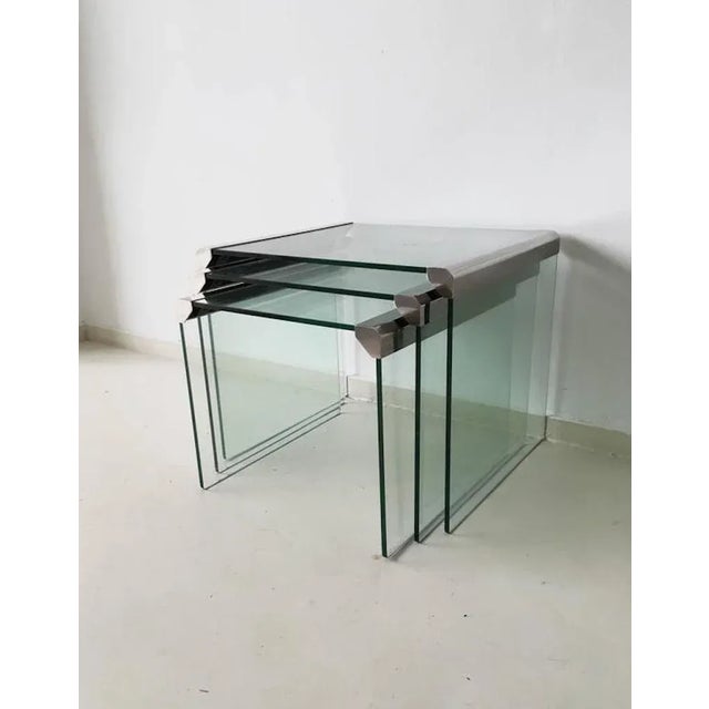 T35 Nesting Tables from Galotti & Radice, 1975, Set of 3 For Sale - Image 4 of 7