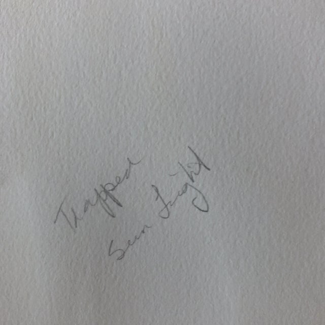 1980s 1980’s Vintage Abstract Watercolor Painting “Trapped Sunlight” Signed Blonder For Sale - Image 5 of 7