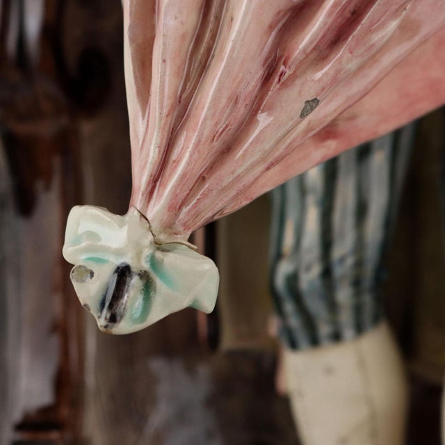 Ceramic Antique Sculpture in Ceramic, Austria, 19th Century For Sale - Image 7 of 16