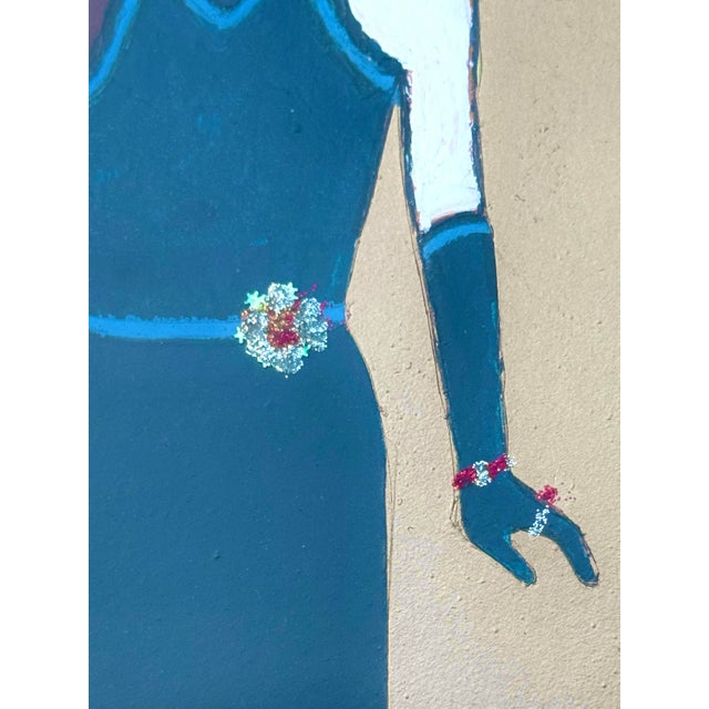 Signed David Oravez “The Emaculate Reception” Mixed Media Spray Paint Print – Boise Idaho Artist, Framed Contemporary Art For Sale - Image 4 of 12