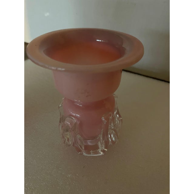 Vintage Vases in Glass, 1970s, Set of 3 For Sale - Image 4 of 10