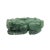 Gemstone Chinese Hand Carved Natural Jade Feng Shui Lucky Pixiu Figure Pendant For Sale - Image 7 of 7