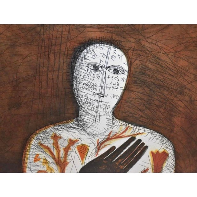 Expressionism Mimmo (Domenico) Paladino (Born 1948) Colored Etching, For Sale - Image 3 of 5