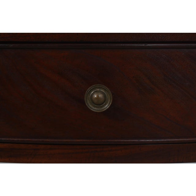 Wood Wright Table Co. Mahogany Federal Style 2 Drawer End Table Server For Sale - Image 7 of 18