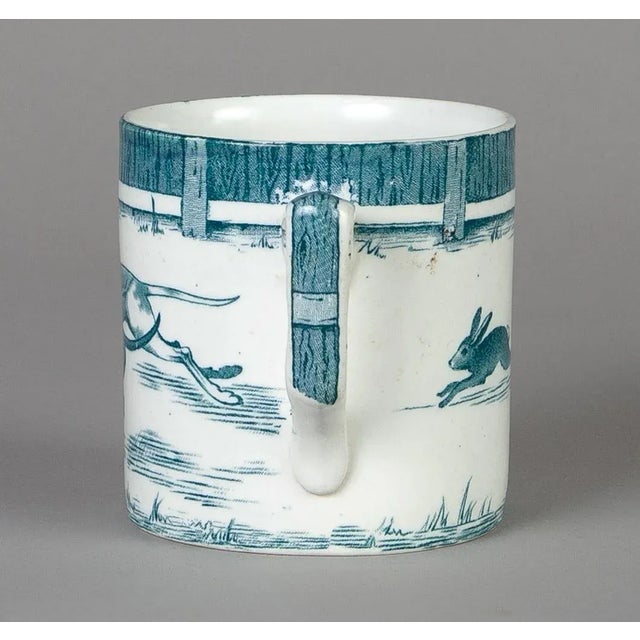 Early 20th Century Staffordshire Greyhound Mug by Leighton Pottery For Sale - Image 5 of 9