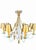 Vintage Dorothy Draper Style 8 Light Hollywood Regency Braided Gold Cream Tassel Chandelier For Sale - Image 10 of 11