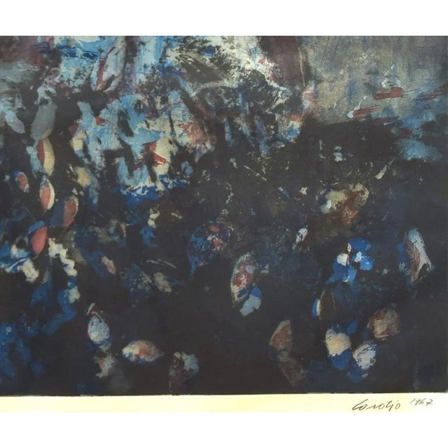 Flower Composition - Original Etching by Nino Cordio - 1967 1967 For Sale - Image 3 of 4