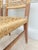 Mid-Century French Woven Abaca and Oak Side Chairs attributed to Adrien Audoux & Frida Minet, 1950s, Set of 2 For Sale - Image 4 of 12