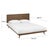 Wood Emery Platform Walnut King Bed For Sale - Image 7 of 10
