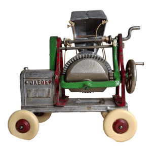 Antique Kenton Jaeger Cement Mixer XL Largest Series Cast Iron & Aluminum Toy