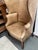 George III Studded Leather Wingback Chair For Sale In San Francisco - Image 6 of 12