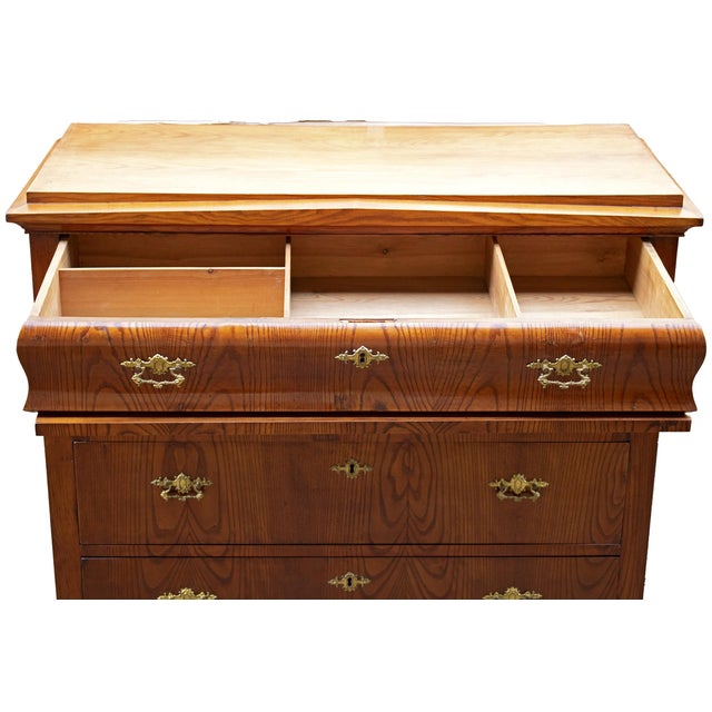 Wood Scandinavian Gustavian Chest of Drawers, 19th Century For Sale - Image 7 of 14