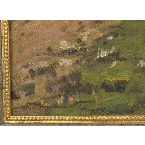 1959. Cardboard, oil. Size: 39x50 cm Alfejs Bromults.