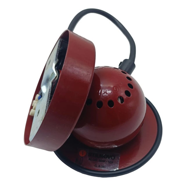 Stilnovo Red Minibox Lamp by Piero Castiglioni and Gae Aulenti for Stilnovo, 2000s For Sale - Image 4 of 8