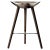 Brown Oak and Stainless Steel Counter Stool by Lassen For Sale - Image 6 of 6
