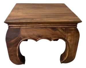 Varnished Wooden Coffee Table
