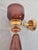 Glass 1990s Burgundy Murano Glass Pair of Sconces For Sale - Image 7 of 10