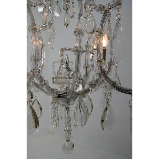 Maria Theresa Crystal Chandelier, Austria, 1900s For Sale - Image 6 of 13