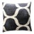 Contemporary Velvet Ikat Bohemian Throw Pillow For Sale