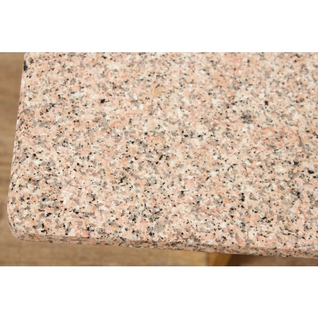 Modern Vintage Brass & Granite Coffee Table For Sale - Image 9 of 13