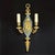 French Neoclassical Gilt Bronze Two-Light Wall Sconce, 1890s For Sale - Image 11 of 11