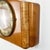 Wall Clock in Beech and Flamed Birch, 1960s For Sale - Image 4 of 8